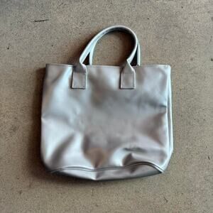 Y2K Vegan Leather Mini Silver Futuristic Bag
